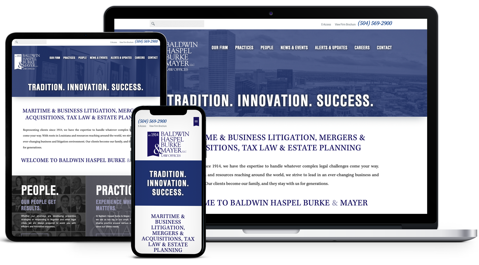 Baldwin Haspel Burke & Mayer website