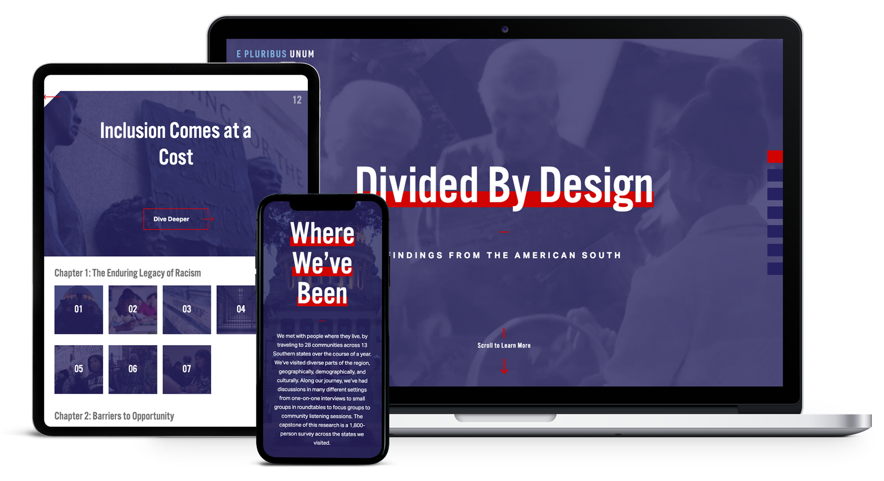 Divided by Design website - Deep Fried